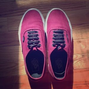 Maroon Classic Vans
